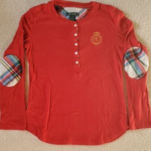 Long sleeve pajama shirt